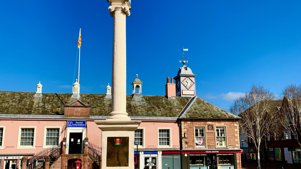 Vibrant City of Carlisle Town Centre