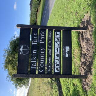Aysgarth Talkin Tarn Sign