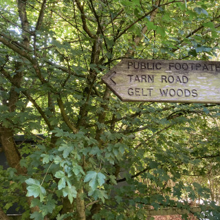 Gelt woods sign